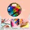 Incraftables Crystal Glass Beads 24 Colors 1200pcs Kit for Jewelry Making, Hair Accessories, & DIY Bracelets. Large 6mm Briolette Rondelle Assorted Crafting Bead with Elastic String for Kids & Adults